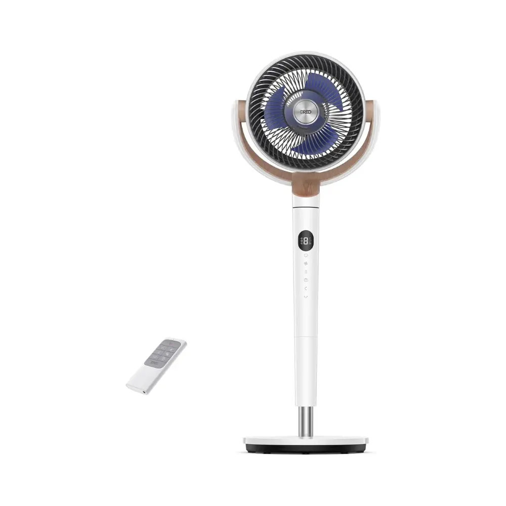 Ventilador DREO — ventilador de piso blanco — imagen 2